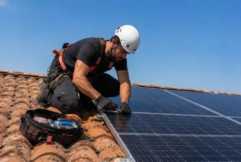 Maintenance et monitoring de panneaux solaires à Theix-Noyalo
